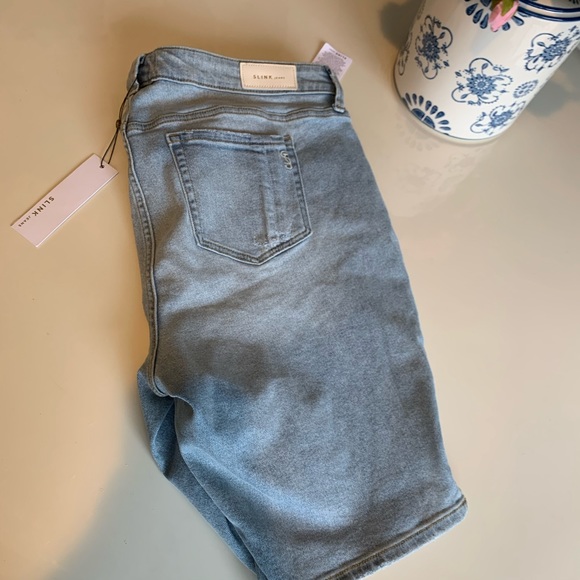 Slink Jeans 18W Sabrina Bermuda Denim Shorts - Picture 6 of 9